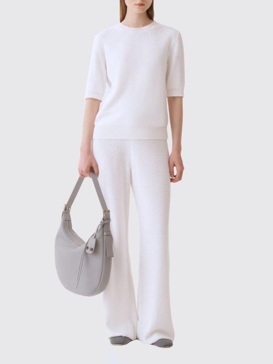 26SS 파비아나 필리피 팬츠 PAD266F351D273 0142 White - FABIANA FILIPPI