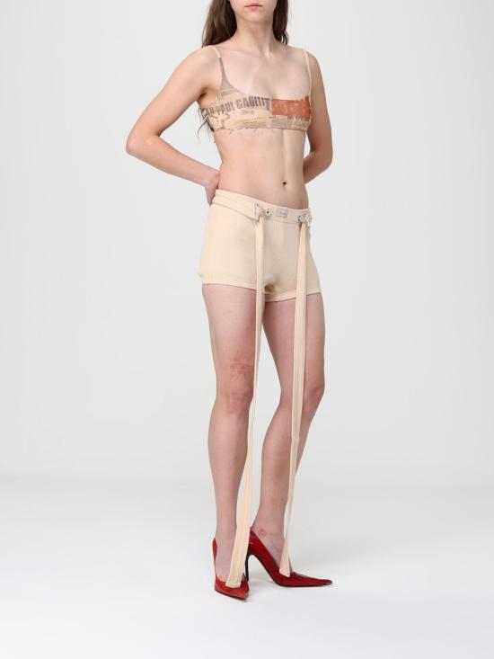 26SS 장 폴 고티에 민소매 티셔츠 2601WTO414M013P 030830 Ecru - JEAN PAUL GAULTIER