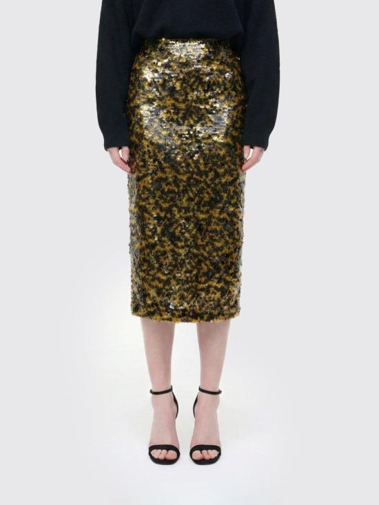 26SS 스타우드 미디 스커트 R26R6121SQ TRBL Yellow