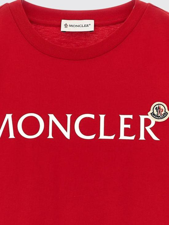 26SS [키즈] 몽클레어 티셔츠 8C0001089AFV 455 Red - MONCLER