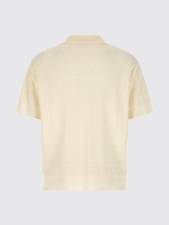 26SS 발망 폴로 티셔츠 GH1GB044KI03 0KA White - BALMAIN