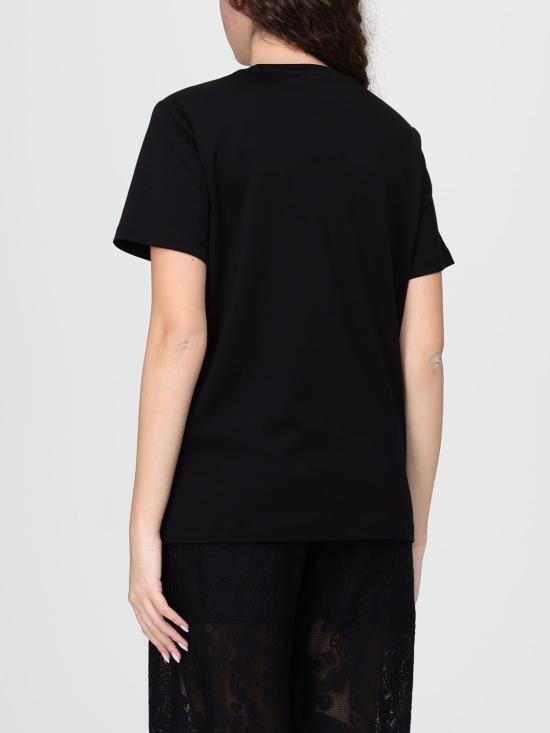 26SS 엘리자베타프랜치 반팔 티셔츠 MA01761E2 110 Black - ELISABETTA FRANCHI