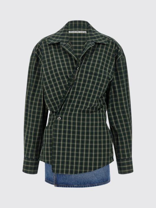 26SS 알렉산더 왕 롱 원피스 1WC1266937 961E Green - ALEXANDER WANG