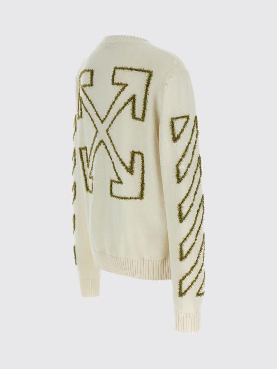 26SS 오프화이트 스웨터 OMHE087S26KNI001 1010 Beige - OFF WHITE