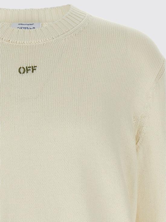 26SS 오프화이트 스웨터 OMHE087S26KNI001 1010 Beige - OFF WHITE