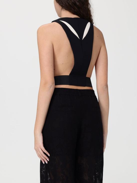 26SS 엘리자베타프랜치 베스트 GL00461E2 685 Black - ELISABETTA FRANCHI