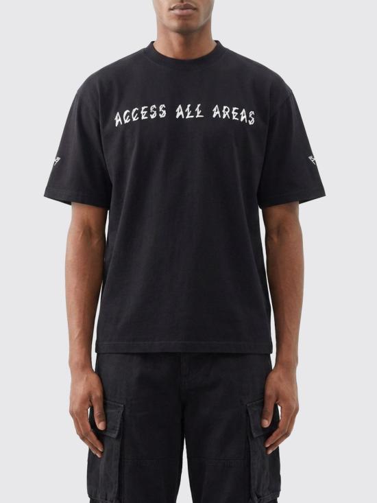 26SS 44레이블 반팔 티셔츠 B0030556FA706 P741 Black