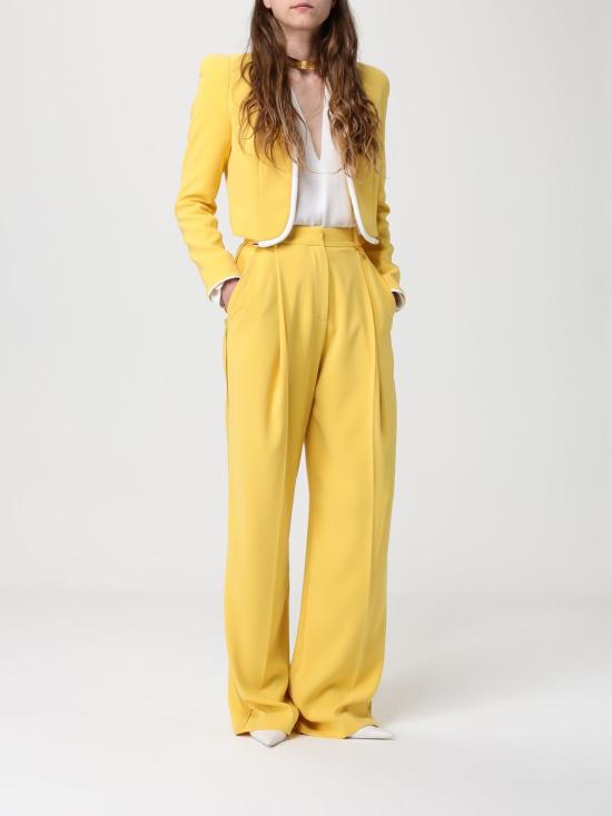 26SS 엘리자베타프랜치 팬츠 PA16761E2 EV4 Yellow - ELISABETTA FRANCHI