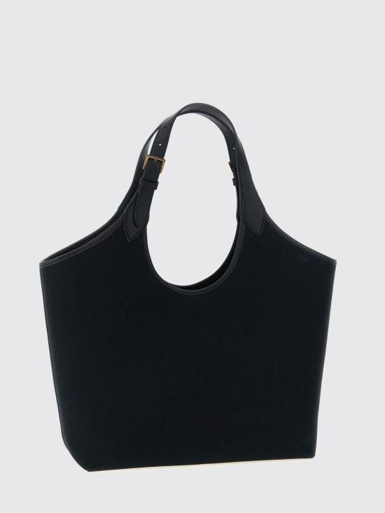 26SS 베르사체 라 메두사 캔버스 토트백 10222101A03095 1B00V Black - VERSACE