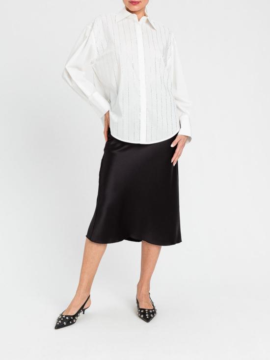 26SS 액티튜드 트윈세트 미디 스커트 261AP2252 00006 Black - ACTITUDE TWINSET