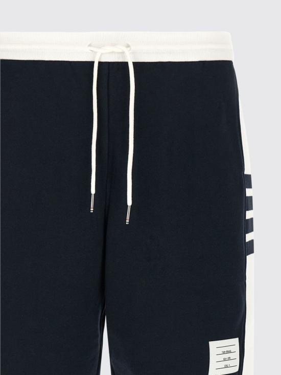 26SS 톰브라운 클래식 루프백 4바 스웨트쇼츠 MJQ222A03037 415 Blue - THOM BROWNE