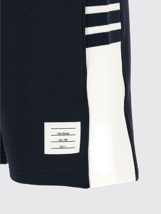 26SS 톰브라운 클래식 루프백 4바 스웨트쇼츠 MJQ222A03037 415 Blue - THOM BROWNE