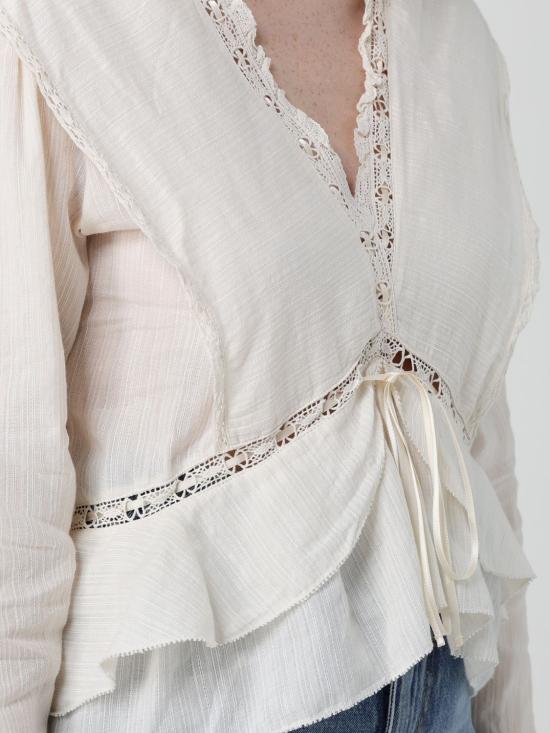 26SS 이자벨마랑에뚜왈 블라우스 HT0783FAD1J11E 23EC Beige - ISABEL MARANT ETOILE