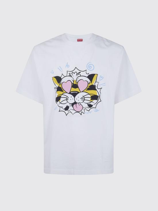 26SS 겐조 반팔 티셔츠 FG55TS4034SG 02 White - KENZO