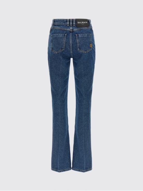 26SS 발망 데님 팬츠 GF1MI070DG08 6EX Blue - BALMAIN