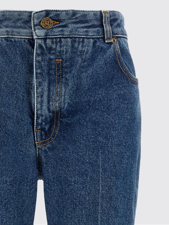 26SS 발망 데님 팬츠 GF1MI070DG08 6EX Blue - BALMAIN