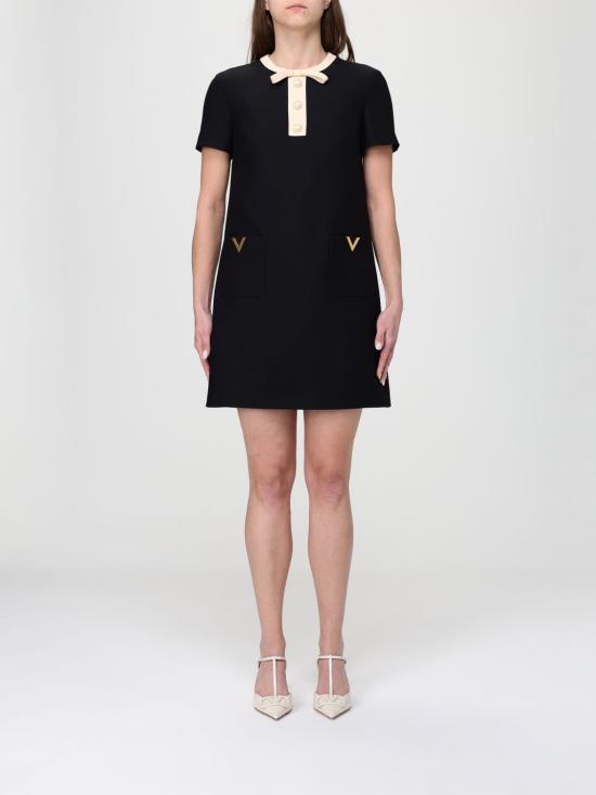 26SS 발렌티노 가라바니 롱 원피스 BVAJD01CF TB1 Black