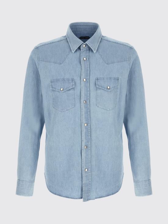 26SS 톰포드 셔츠 HDS001FMC315 UAN Blue - TOMFORD