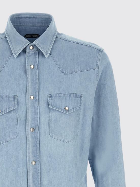 26SS 톰포드 셔츠 HDS001FMC315 UAN Blue - TOMFORD