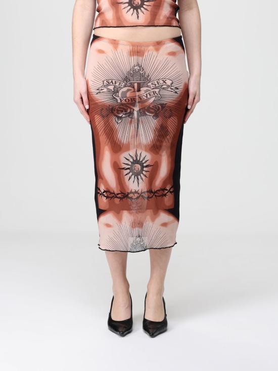 26SS 장 폴 고티에 롱 스커트 2601WSK044M026P 636000 Nude