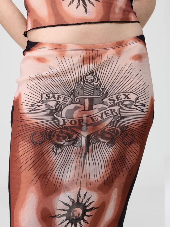 26SS 장 폴 고티에 롱 스커트 2601WSK044M026P 636000 Nude - JEAN PAUL GAULTIER