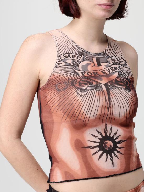 26SS 장 폴 고티에 긴팔 티셔츠 2601WTO457M026P 636000 Nude - JEAN PAUL GAULTIER