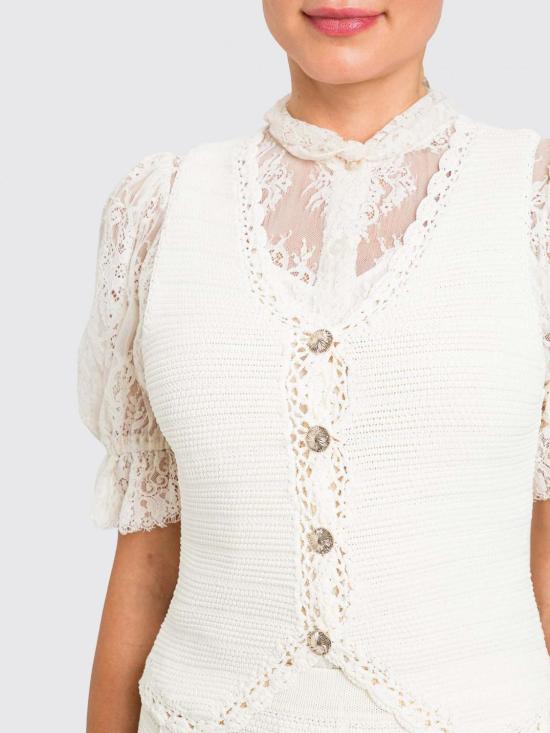 26SS 트윈셋 베스트 261TP3077 07222 Yellow Cream - TWINSET