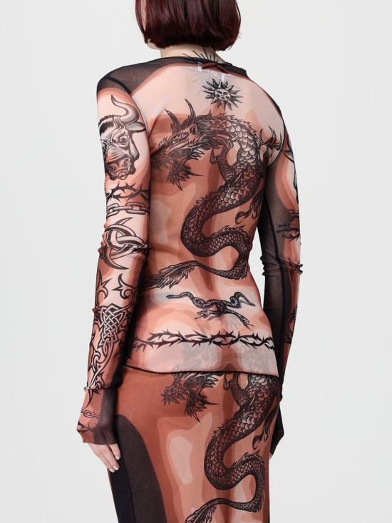 26SS 장 폴 고티에 긴팔 티셔츠 2601WTO456M026P 636000 Nude - JEAN PAUL GAULTIER