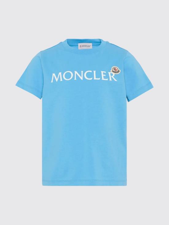 26SS [키즈] 몽클레어 티셔츠 8C0001089AFV 70G Blue