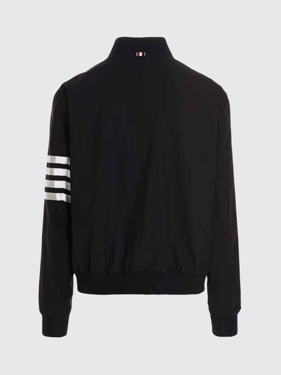 26SS 톰브라운 플레인 위브 4바 니트 립 블루종 MJO030A06146 415 Blue - THOM BROWNE