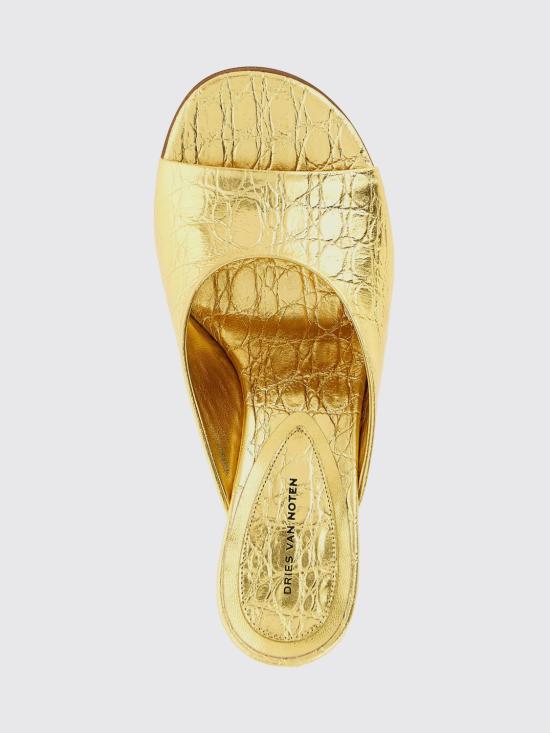 26SS 드리스 반 노튼 힐/펌프스 2610117110597 954 Gold - DRIES VAN NOTEN