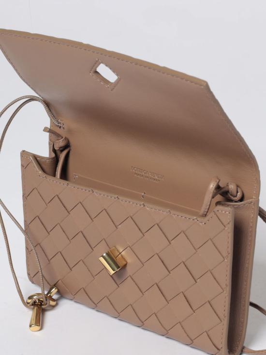 26SS 보테가베네타 안디아모 파우치 온 스트랩 836940VCPP2 2360 Natural - BOTTEGA VENETA