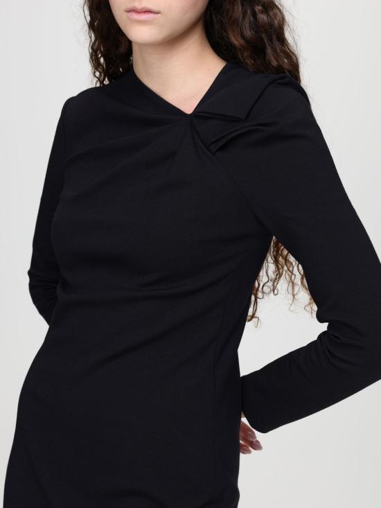 26SS 엠포리오 아르마니 롱 원피스 EW002783AF12303 UC001 Black - EMPORIO ARMANI