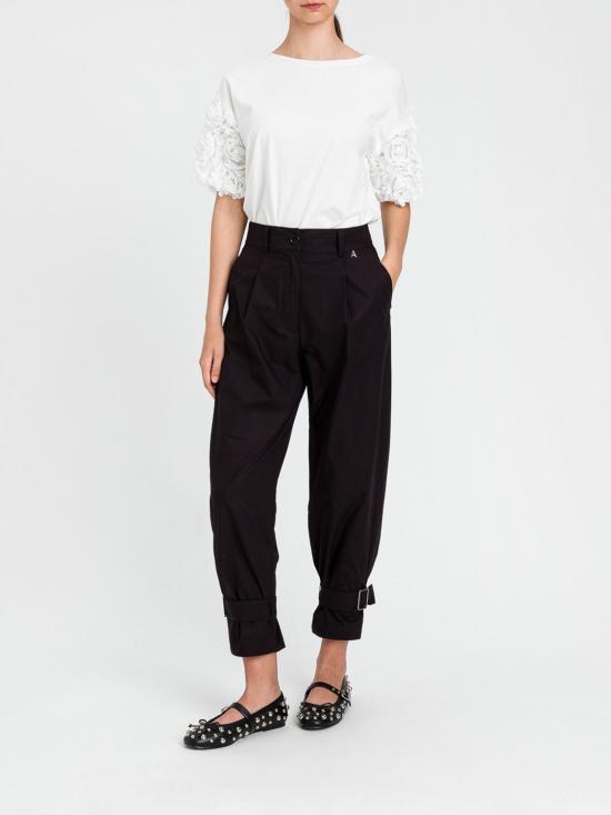 26SS 액티튜드 트윈세트 반팔 티셔츠 261AP2233 00526 White - ACTITUDE TWINSET