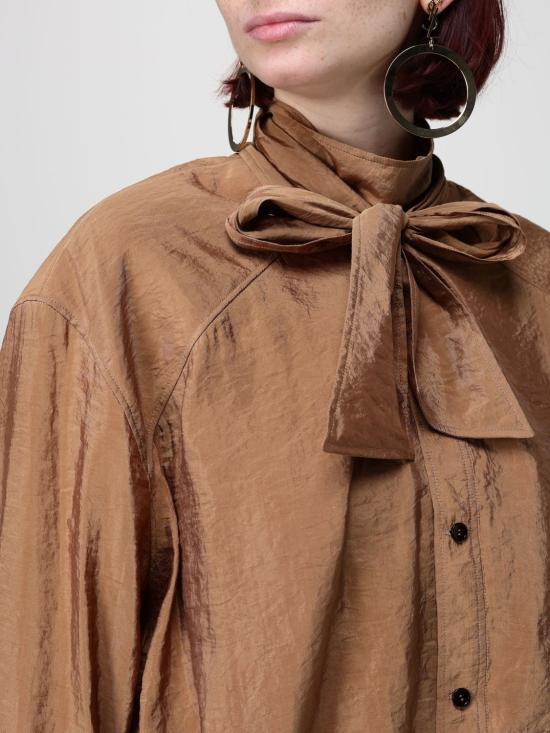 26SS 생로랑 셔츠 856436Y3K31 2005 Brown - SAINT LAURENT