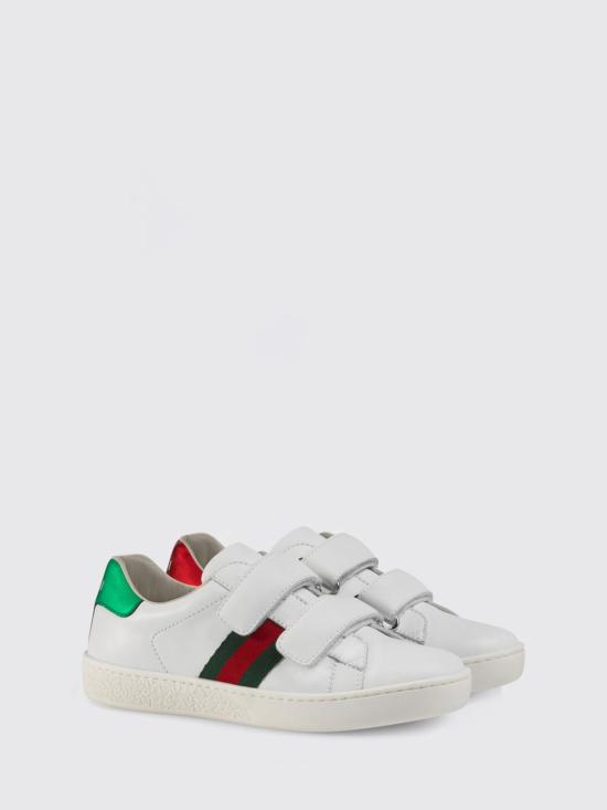 26SS [키즈] 구찌 스니커즈 455448CPWP0 9085 White - GUCCI