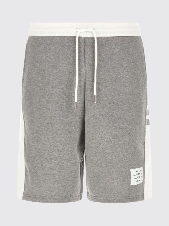 26SS 톰브라운 클래식 루프백 4바 스웨트쇼츠 MJQ222A03037 055 Grey - THOM BROWNE