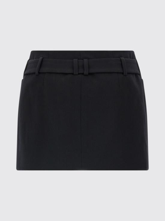 26SS 발망 숏 스커트 GF1LBB44WC09 0PA Black - BALMAIN