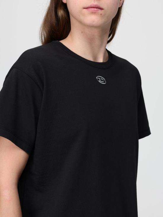 26SS 디젤 반팔 티셔츠 A203990JMBB 900 Black - DIESEL