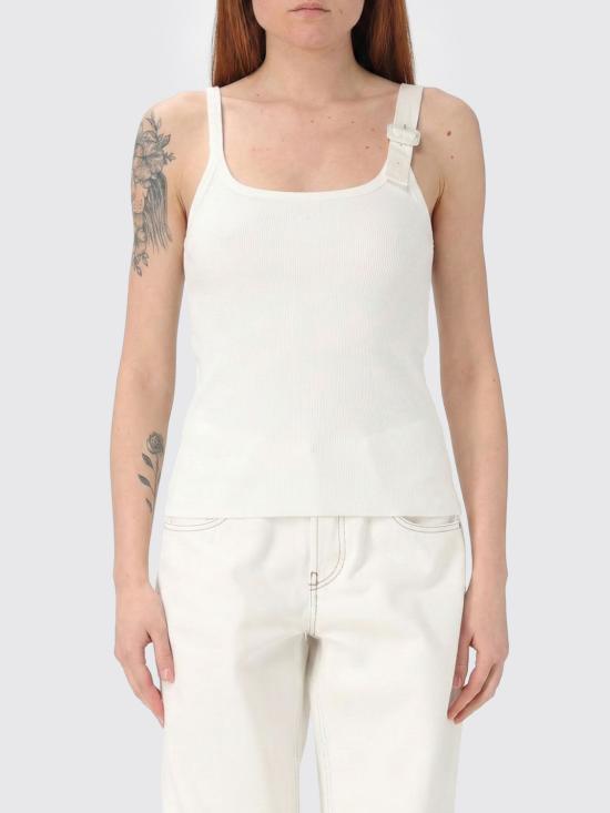 26SS 쿠레쥬 반팔 티셔츠 126JDE153JS0194 0001 White