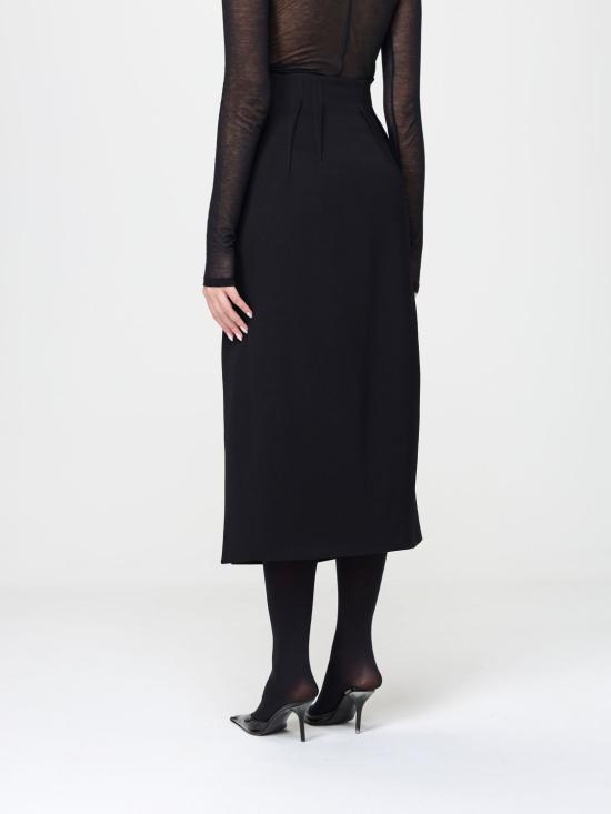 26SS 뮈글러 미디 스커트 26P1JU05821020 1999 Black - MUGLER