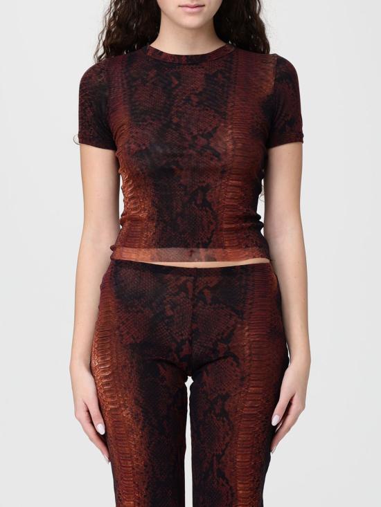 26SS 장 폴 고티에 반팔 티셔츠 2601WTO411M012P 6000 Brown