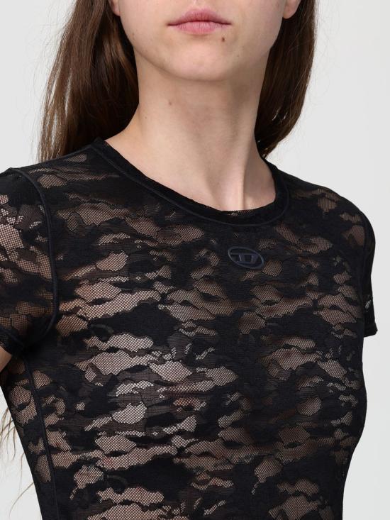 26SS 디젤 반팔 티셔츠 A183150DRAK 900 Black - DIESEL