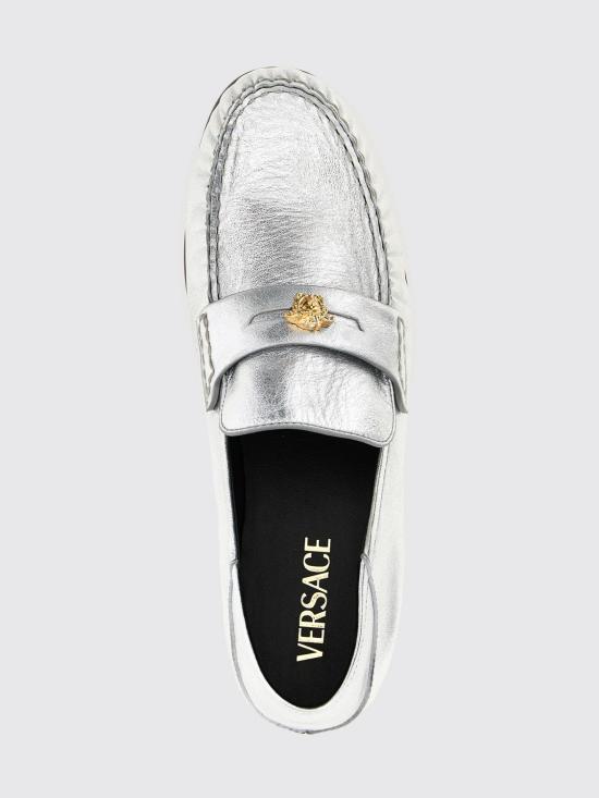 26SS 베르사체 로퍼 10225891A08539 1E01V Silver - VERSACE