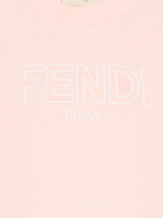 26SS [키즈] 펜디 티셔츠 JUI2027AJ F1UL9 Pink - FENDI