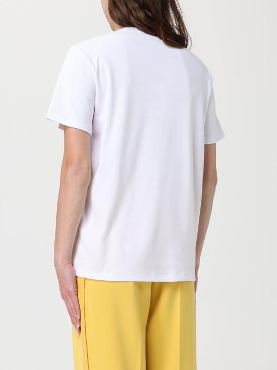 26SS 엘리자베타프랜치 반팔 티셔츠 MA01761E2 270 White - ELISABETTA FRANCHI