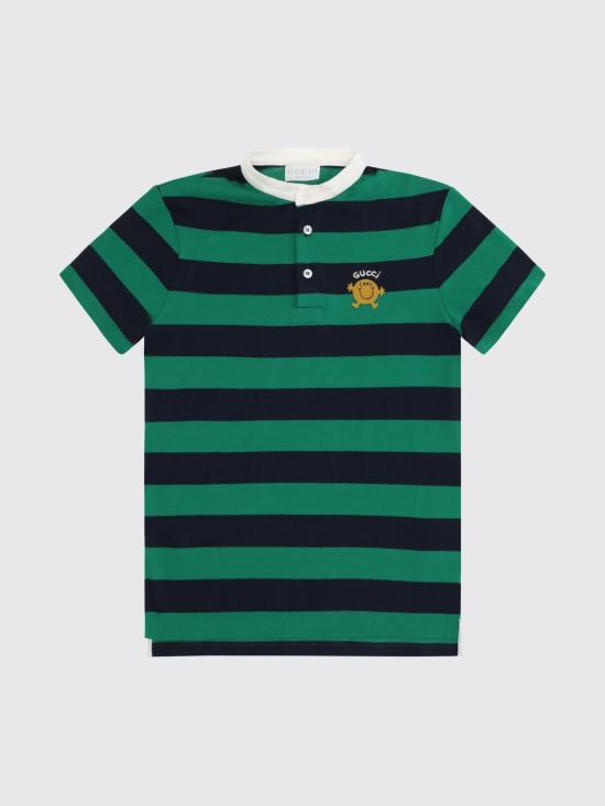 26SS [키즈] 구찌 폴로 셔츠 849670XJHNS 3026 Green