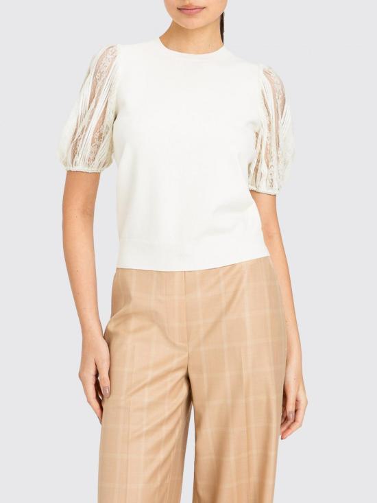 26SS 트윈셋 반팔 티셔츠 261TP3431 00059 Pearl - TWINSET