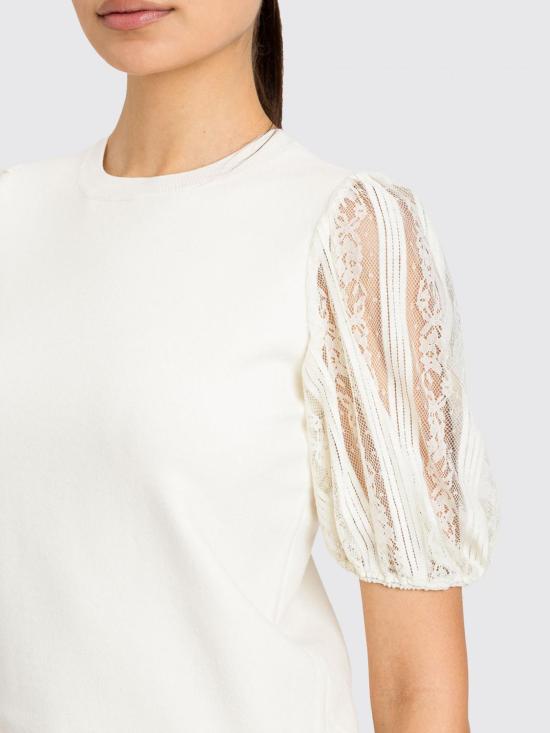 26SS 트윈셋 반팔 티셔츠 261TP3431 00059 Pearl - TWINSET