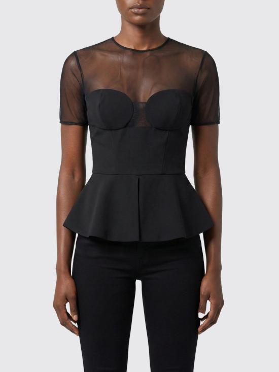 26SS 넨시 도자카 반팔 티셔츠 NDTOP1107500100 Black